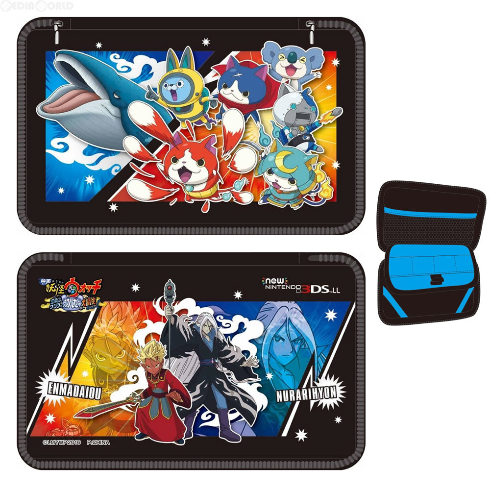 【新品即納】[ACC] 妖怪ウォッチ 2016劇場版 new NINTENDO 3DSLL専用 ポーチ 2DVer. プレックス(YW-61B) (20161220)