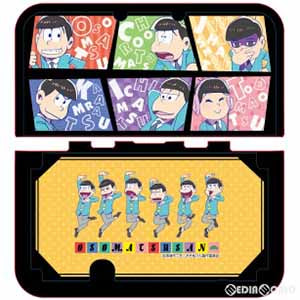 【新品即納】[ACC][3DS]おそ松さん プロテクトケース(New 3DS LL用) ブラック サイバーガジェット(OSG05-1)(発売中止)