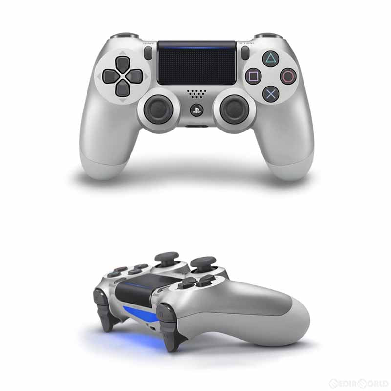 【新品即納】[ACC][PS4] ワイヤレスコントローラー デュアルショック4(DUALSHOCK4) シルバー SIE(CUH-ZCT2J15) (20161215)