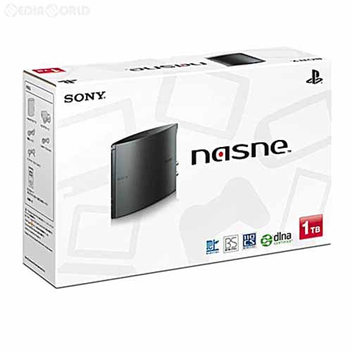 【中古即納】[ACC][PS4] ネットワークレコーダー&メディアストレージ nasne(ナスネ) 1TBモデル SIE(CUHJ-15004) (20161208)