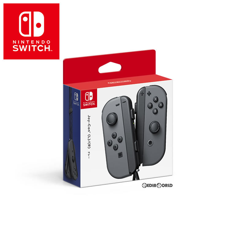 【新品即納】[ACC][Switch] Joy-Con(L) /(R) グレー(ニンテンドースイッチ用ジョイコンL/R) 任天堂(HAC-A-JAAAA) (20170303)