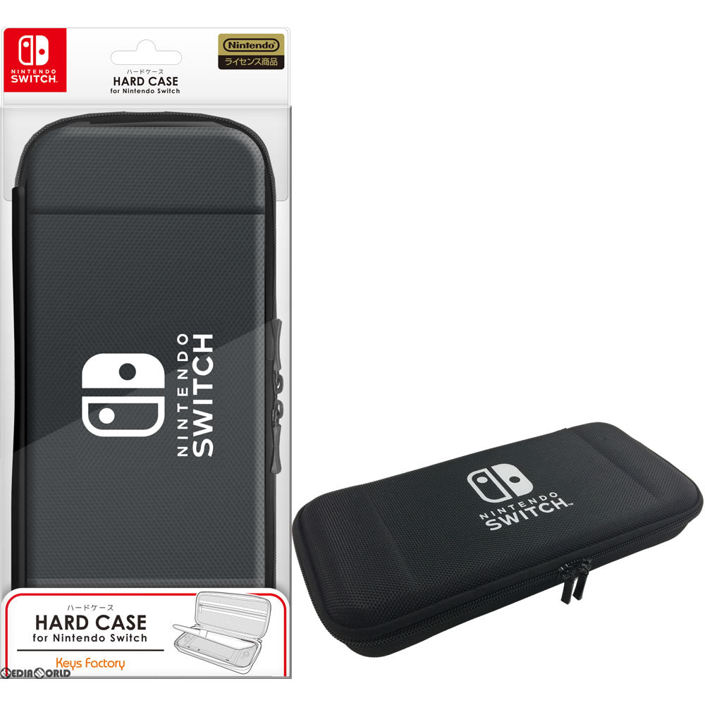 【新品】【お取り寄せ】[ACC][Switch] ハードケース for Nintendo Switch(ニンテンドースイッチ) ブラック キーズファクトリー(NHC-001) (20170303)