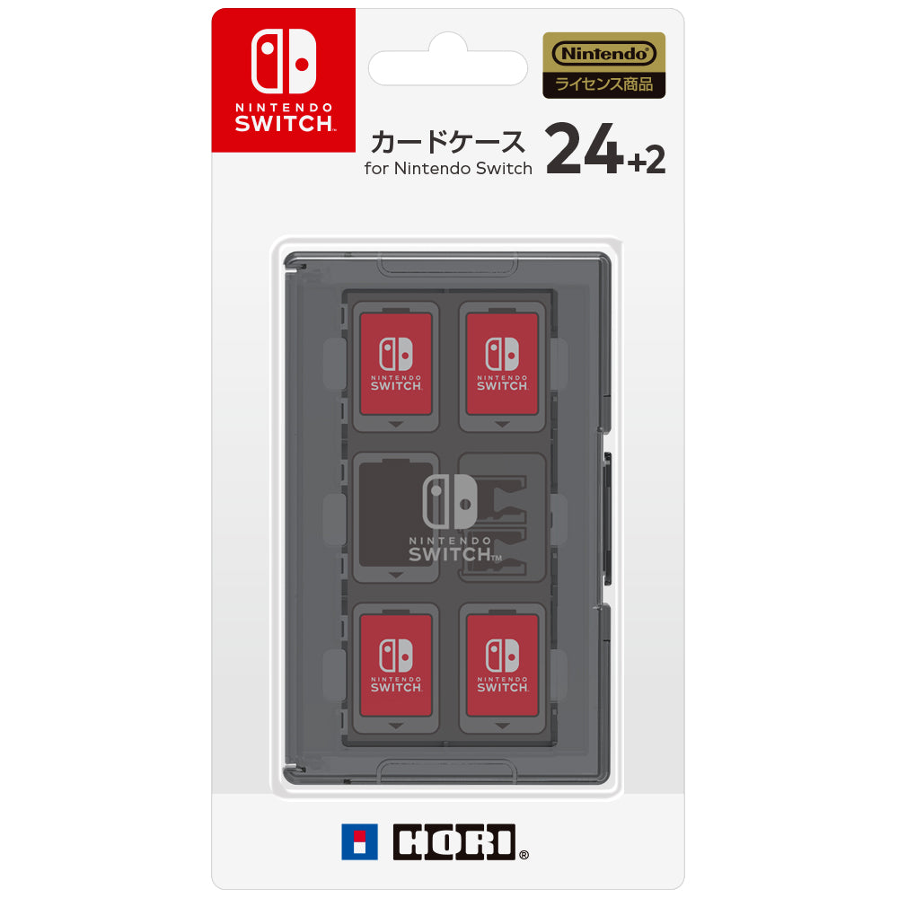 【新品】【お取り寄せ】[ACC][Switch] カードケース24+2 for Nintendo Switch(ニンテンドースイッチ) ブラック HORI (NSW-025) (20170303)