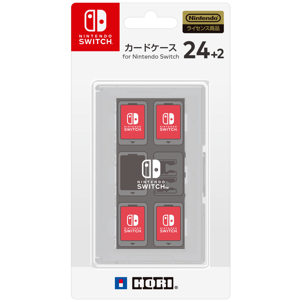 【新品即納】[ACC][Switch] カードケース24+2 for Nintendo Switch(ニンテンドースイッチ) ホワイト HORI (NSW-028) (20170303)