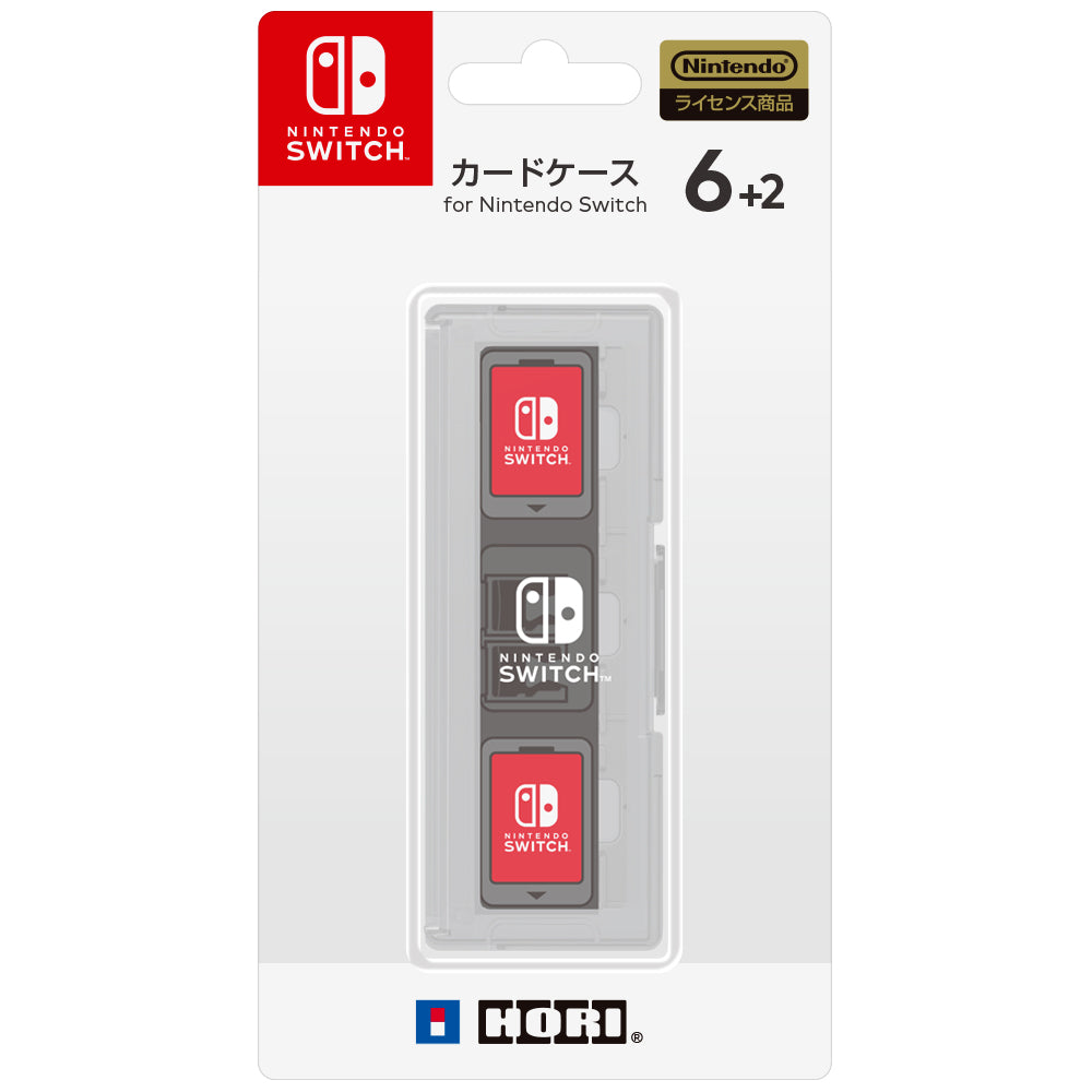 【新品】【お取り寄せ】[ACC][Switch] カードケース6+2 for Nintendo Switch(ニンテンドースイッチ) ホワイト HORI (NSW-020) (20170303)