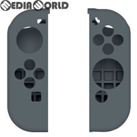 【新品即納】[ACC][Switch] CYBER・シリコングリップカバー Joy-Con用(スイッチジョイコン用) グレー サイバーガジェット(CY-NSJCGC-GY) (20170605)