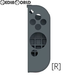 【新品即納】[ACC][Switch] CYBER・シリコングリップカバー[R] Joy-Con用(スイッチジョイコン用) グレー サイバーガジェット(CY-NSJCGCR-GY) (20170605)