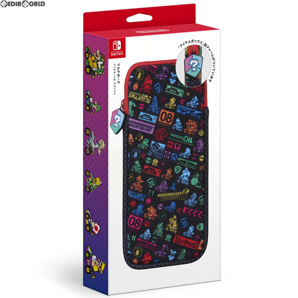 【新品即納】[ACC][Switch] Nintendo Switch(ニンテンドースイッチ) マルチポーチ マリオカート8 デラックス 任天堂販売(NSL-0003) (20170721)