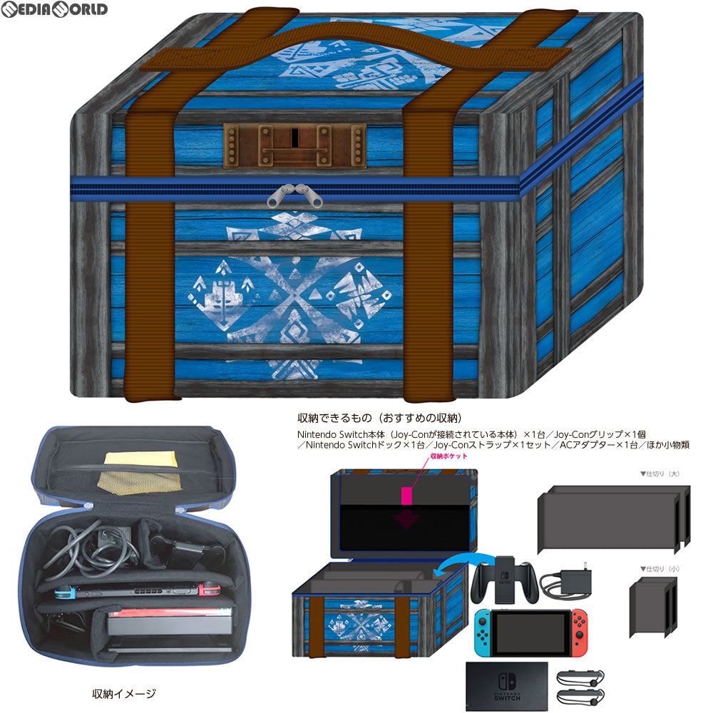 【新品即納】[ACC][Switch] モンスターハンターダブルクロス Nintendo Switch Ver. オールインボックス for Nintendo Switch カプコン(CSZ-3336MH3500) (20170825)