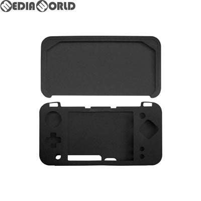 【新品即納】[ACC][3DS] CYBER・シリコンカバー(New 2DS LL用) ブラック サイバーガジェット(CY-N2DLSCC-BK) (20171025)