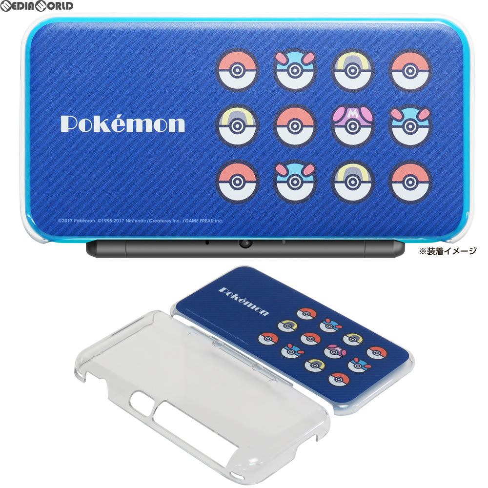 【新品即納】[ACC][3DS] ポケットモンスター ハードカバー for Newニンテンドー2DS LL モンスターボール HORI(2DS-115) (20171117)