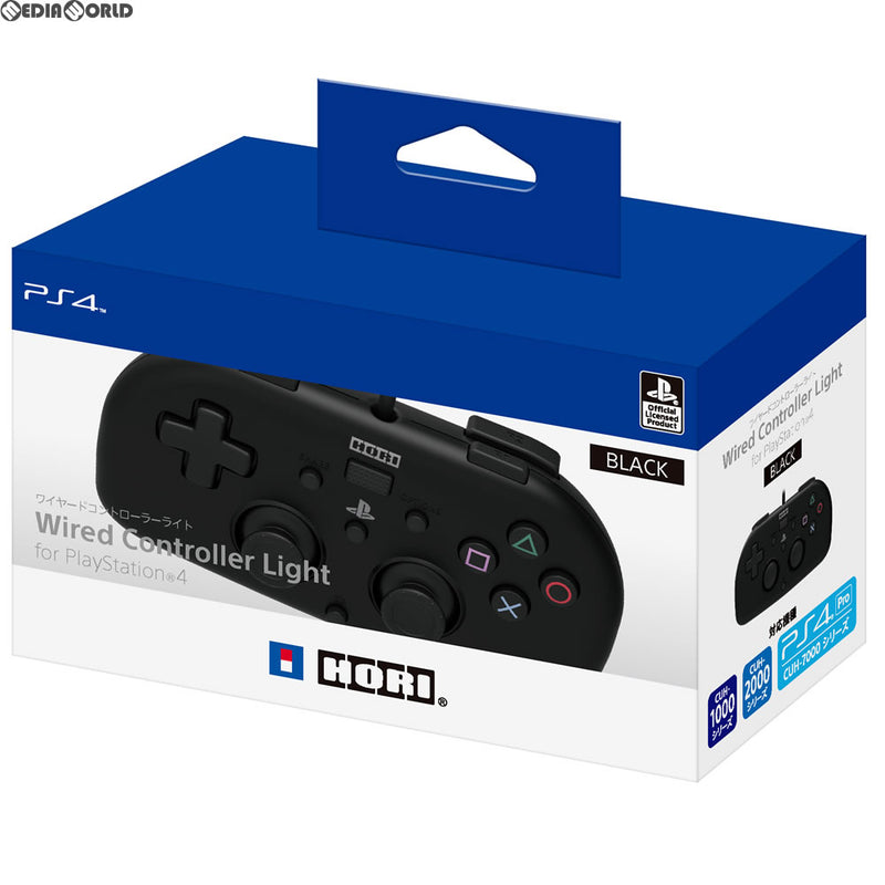 PS4]ワイヤードコントローラーライト for PlayStation4 ブラック HORI