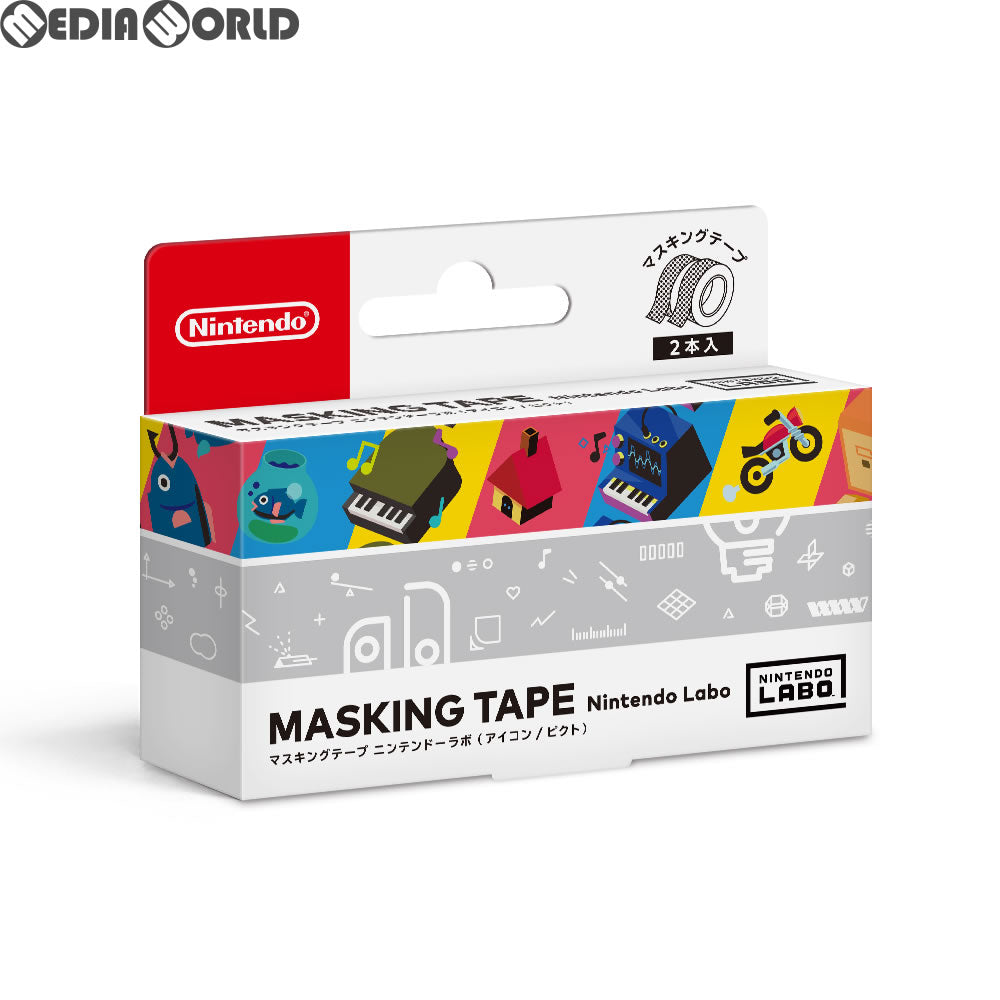【新品】【お取り寄せ】[ACC][Switch] Nintendo Labo(ニンテンドーラボ) マスキングテープ Nintendo Labo(アイコン/ピクト) 任天堂販売(NSL-0013) (20180420)