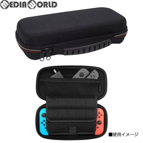 【新品即納】[ACC][Switch] CYBER・大容量キャリングケース SWITCH用(スイッチ用) ブラック サイバーガジェット(CY-NSCRC-BK) (20180530)