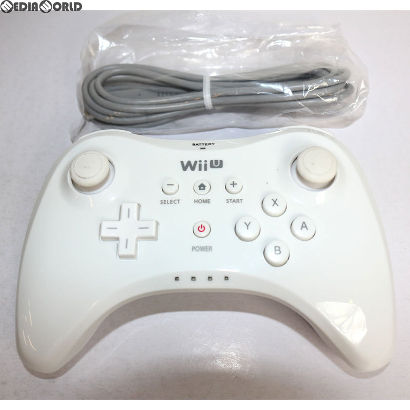 WiiU]Wii U PROコントローラー Shiro 白 シロ 任天堂(海外版)(WUP-A