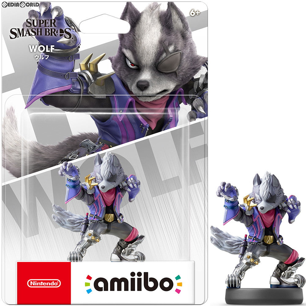 【中古即納】[ACC][Switch] amiibo(アミーボ) ウルフ(大乱闘スマッシュブラザーズシリーズ) 任天堂(NVL-C-AACV) (20181207)