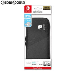 【中古即納】[ACC][Switch] SLIM HARD CASE for Nintendo Switch Lite(スリムハードケース フォー ニンテンドースイッチライト) チャコールグレー キーズファクトリー(HSH-001-4) (20190920)