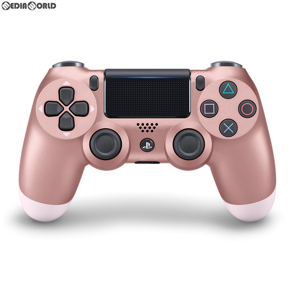 【中古即納】[ACC][PS4] ワイヤレスコントローラー デュアルショック4(DUALSHOCK4) ローズ・ゴールド SIE(CUH-ZCT2J27) (20190906)