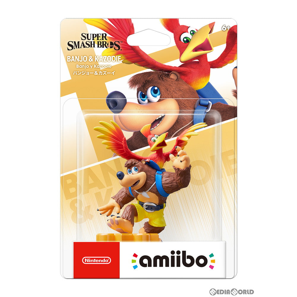 【新品即納】[ACC][Switch] amiibo(アミーボ) バンジョー&カズーイ(大乱闘スマッシュブラザーズシリーズ) 任天堂(NVL-C-AADP) (20210326)