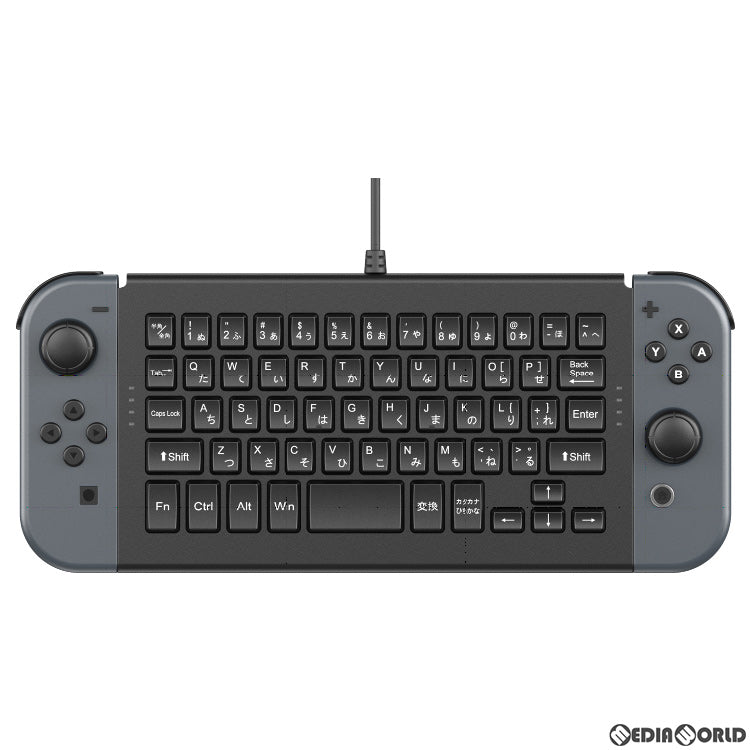 【新品即納】[ACC][Switch] CYBER・USBキーボード(SWITCH/SWITCH 有機EL用) (スイッチ/スイッチ 有機EL用) ブラック サイバーガジェット(CY-NSOUSKB-BK) (20220225)