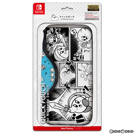 【新品即納】[ACC][Switch] 星のカービィ クイックポーチ for Nintendo Switch(ニンテンドースイッチ) カービィのコミック・パニック 任天堂ライセンス商品 キーズファクトリー(CQP-013-2) (20220325)