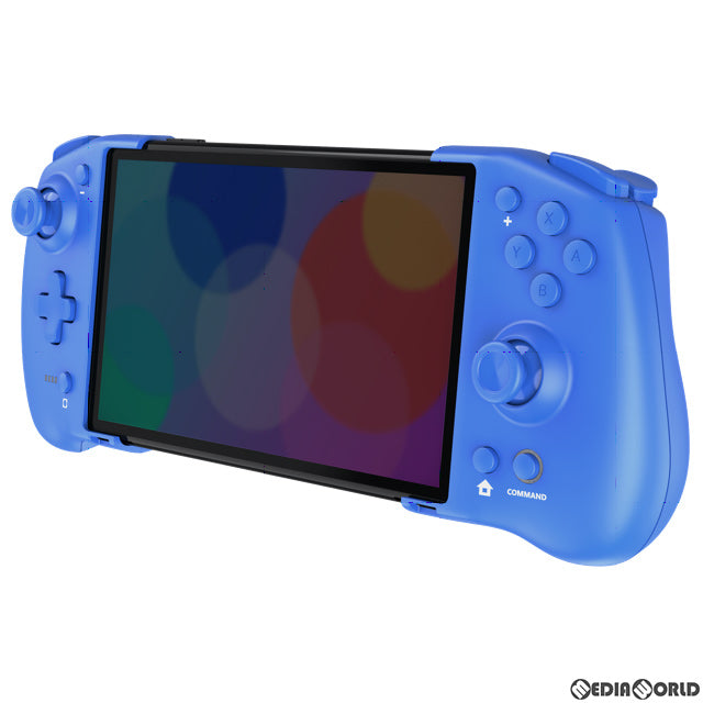 【新品即納】[ACC][Switch] CYBER・ダブルスタイルコントローラー(SWITCH/SWITCH 有機EL用) (スイッチ/スイッチ有機EL用) ブルー サイバーガジェット(CY-NSODSC-BL) (20220504)