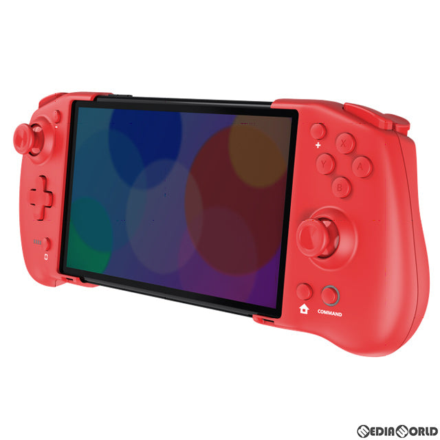 【新品】【お取り寄せ】[ACC][Switch] CYBER・ダブルスタイルコントローラー(SWITCH/SWITCH 有機EL用) (スイッチ/スイッチ有機EL用) レッド サイバーガジェット(CY-NSODSC-RE) (20220504)