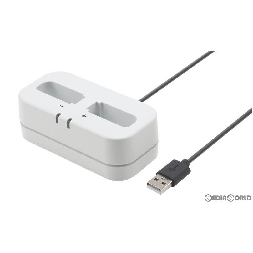 【新品即納】[ACC][Switch] CYBER・コントローラー充電スタンド(SWITCH Joy-Con用/スイッチ ジョイコン用) ホワイト サイバーガジェット(CY-NSJCCS-WH) (20220831)