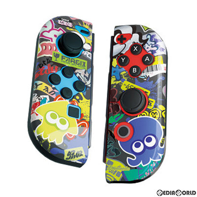 【新品即納】[ACC][Switch] Joy-Con TPUカバー COLLECTION for Nintendo Switch(ジョイコン TPUカバー コレクション for ニンテンドースイッチ) (スプラトゥーン3) Type-A 任天堂ライセンス商品 キーズファクトリー(CJT-001-1) (20220909)