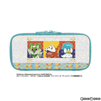 【新品】【お取り寄せ】[ACC][Switch] Nintendo Switch Lite専用(ニンテンドースイッチライト専用) スマートポーチEVA 旅立ちのポケモン 任天堂ライセンス商品 マックスゲームズ(HROP-04TP) (20221118)