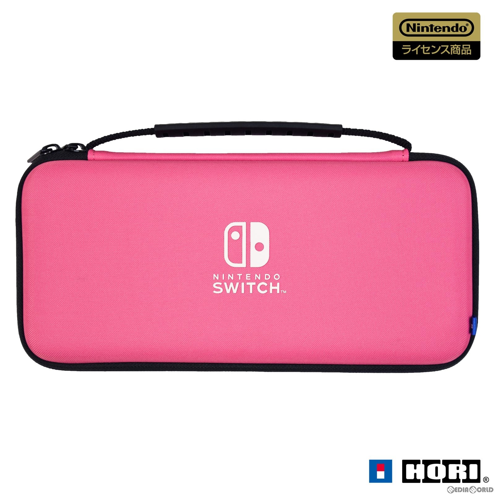 【新品即納】[ACC][Switch] スリムハードポーチ プラス for Nintendo Switch(ニンテンドースイッチ) ピンク 任天堂ライセンス商品 HORI(NSW-823) (20221215)