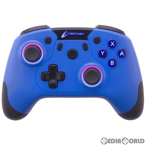【新品即納】[ACC][Switch] CYBER・ゲーミングコントローラー HG 無線タイプ(SWITCH用) (スイッチ用) コバルトブルー サイバーガジェット(CY-NSOGCWL-CB) (20230127)