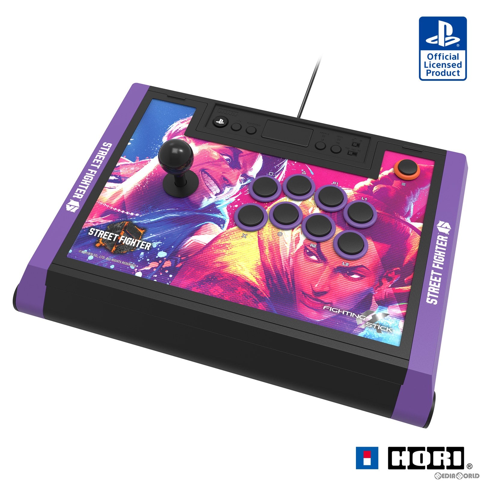 【新品即納】[ACC][PS5] STREET FIGHTER&trade;6(ストリートファイター6) ファイティングスティックα for PlayStation&reg;5/PlayStation&reg;4/PC ソニーライセンス商品 HORI(SPF-033) (20230602)