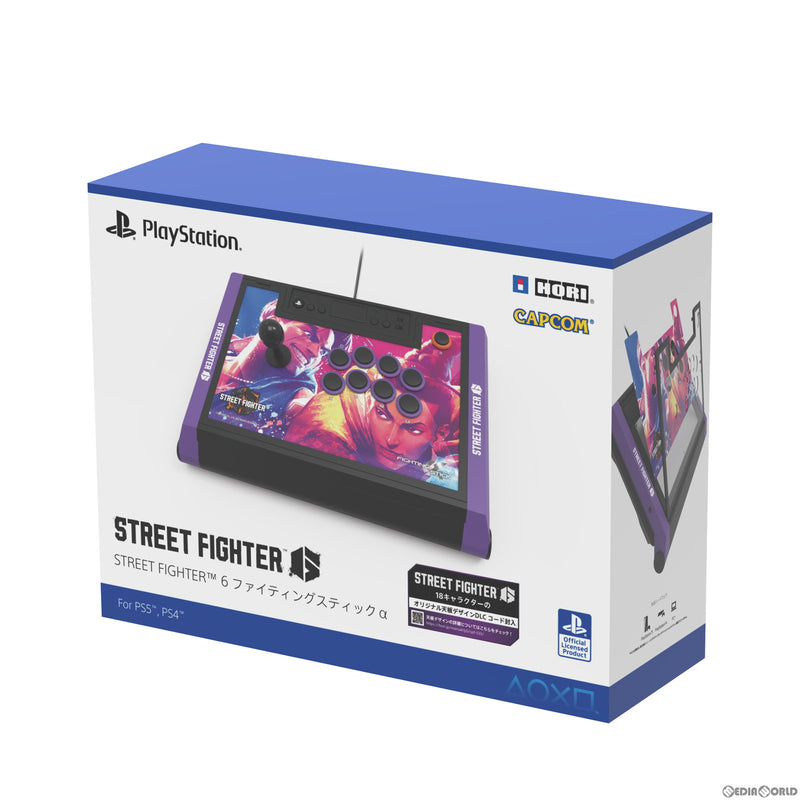【新品即納】[ACC][PS5]STREET FIGHTER™6(ストリートファイター6) ファイティングスティックα for  PlayStation®5/PlayStation®4/PC ソニーライセンス商品 HORI(SPF-033)(20230602)