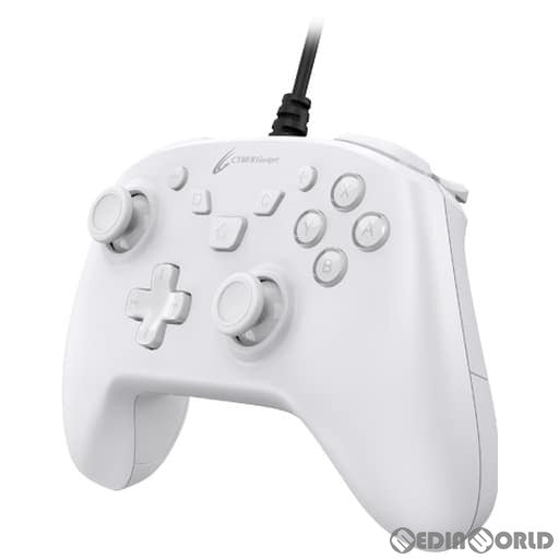 【新品即納】[ACC][Switch] CYBER・ゲーミングコントローラー HG smart 有線タイプ(SWITCH用) (スイッチ用) ホワイト サイバーガジェット(CY-NSOGCLWD-WH) (20230502)