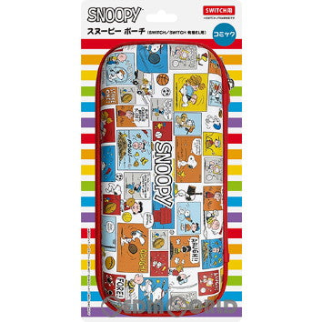 【新品即納】[ACC][Switch] スヌーピー ポーチ コミック(SWITCH/SWITCH 有機EL用) タイプツー(T2-SNPSOP-CO) (20230810)