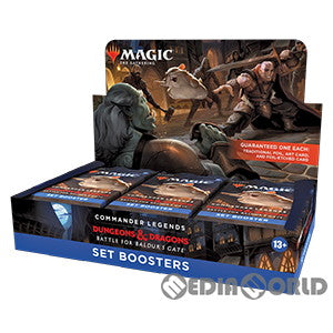 【新品即納】[BOX][TCG] MTG マジック:ザ・ギャザリング 統率者レジェンズ:バルダーズ・ゲートの戦い(Commander Legends: Battle for Baldurs Gate) セット・ブースター(英語版) (18パック) (20220617)