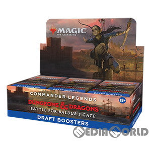 【新品即納】[BOX][TCG] MTG マジック:ザ・ギャザリング 統率者レジェンズ:バルダーズ・ゲートの戦い(Commander Legends: Battle for Baldurs Gate) ドラフト・ブースター(英語版) (24パック) (20220617)