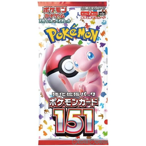 【新品即納】[TCG] ポケモンカードゲーム スカーレット&バイオレット 強化拡張パック ポケモンカード151(イチゴーイチ) (20230616)