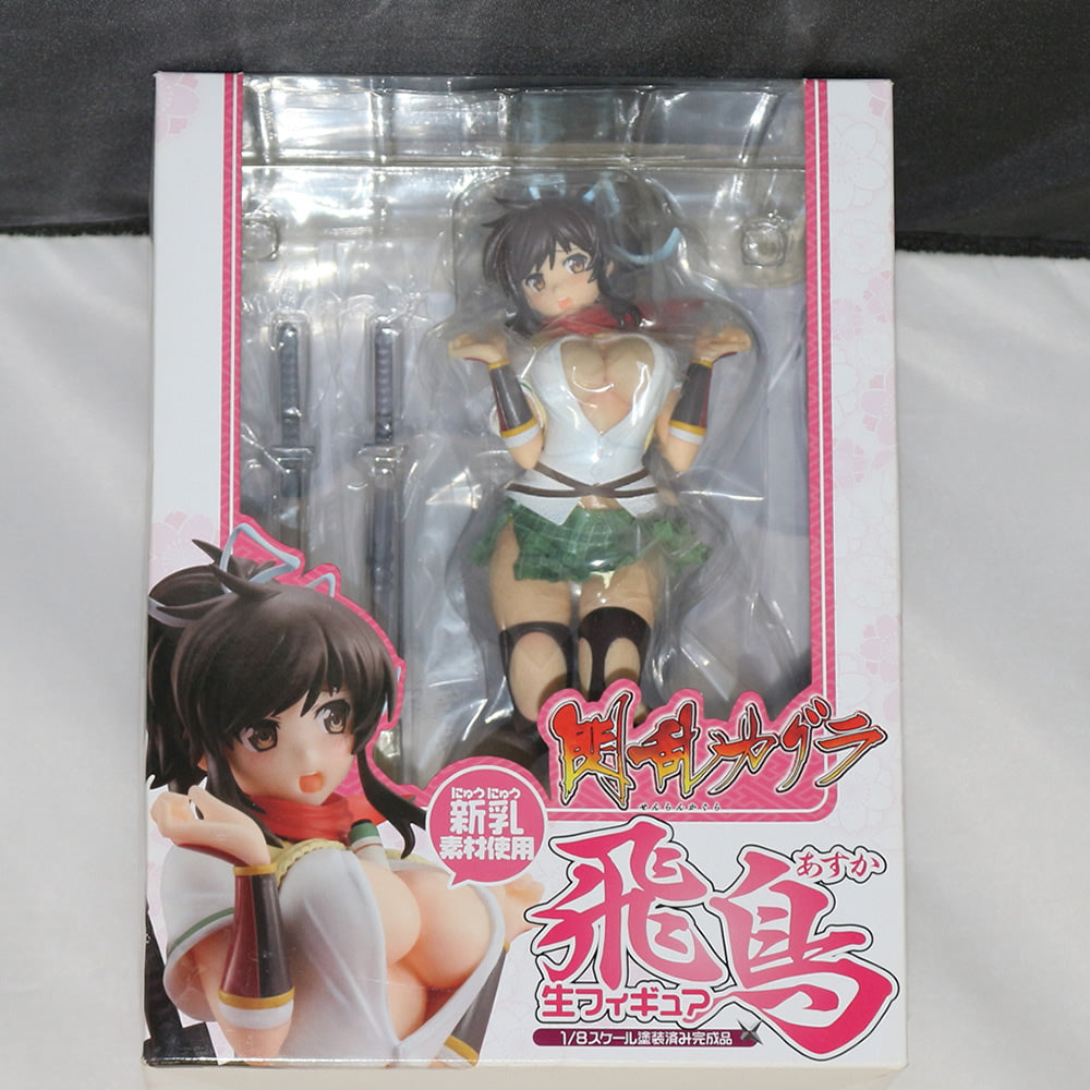 【中古即納】[箱難あり][FIG] 飛鳥(あすか) 閃乱カグラ 新乳素材使用 1/8 完成品 生フィギュア キャラアニ(2014年1月)
