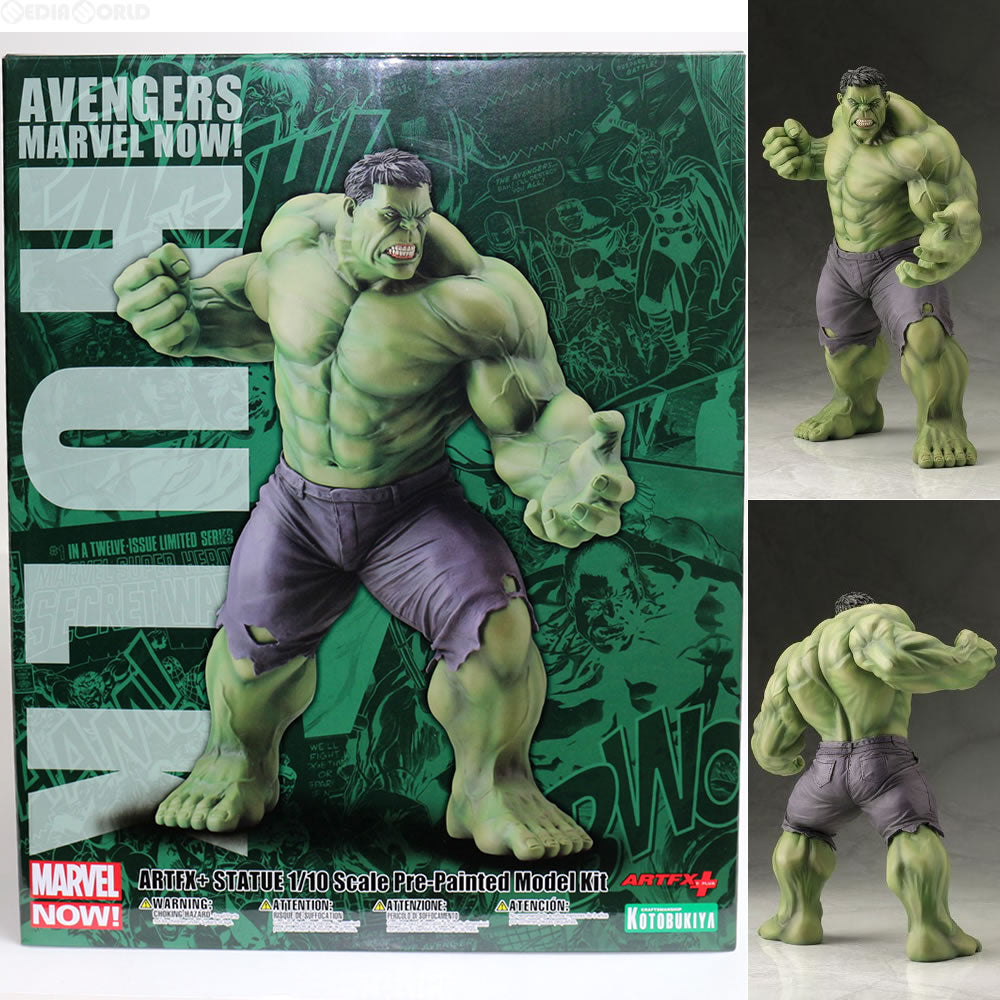 【中古即納】[FIG]AVENGERS MARVEL NOW! ARTFX+ ハルク MARVEL NOW! 1/10簡易組み立てフィギュア コトブキヤ(20140222)