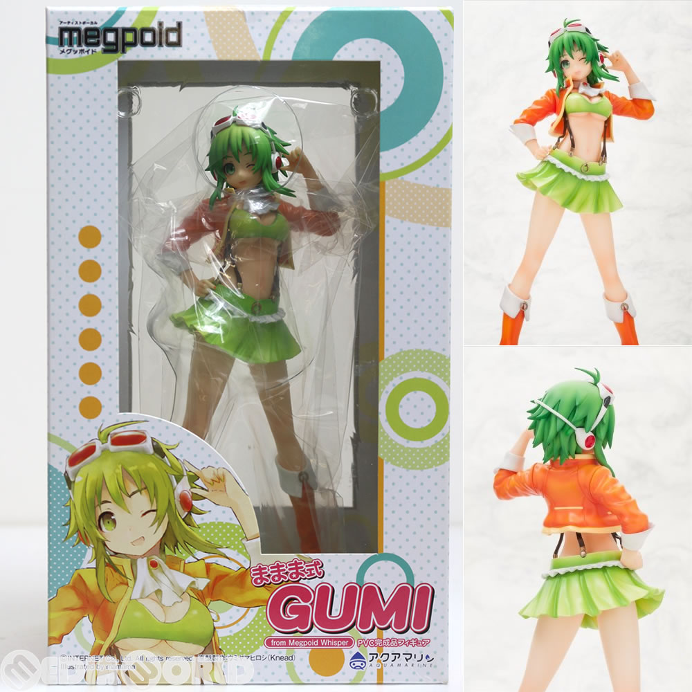 【中古即納】[FIG] ままま式 GUMI(グミ) from Megpoid Whisper 1/8完成品フィギュア アクアマリン(20140225)