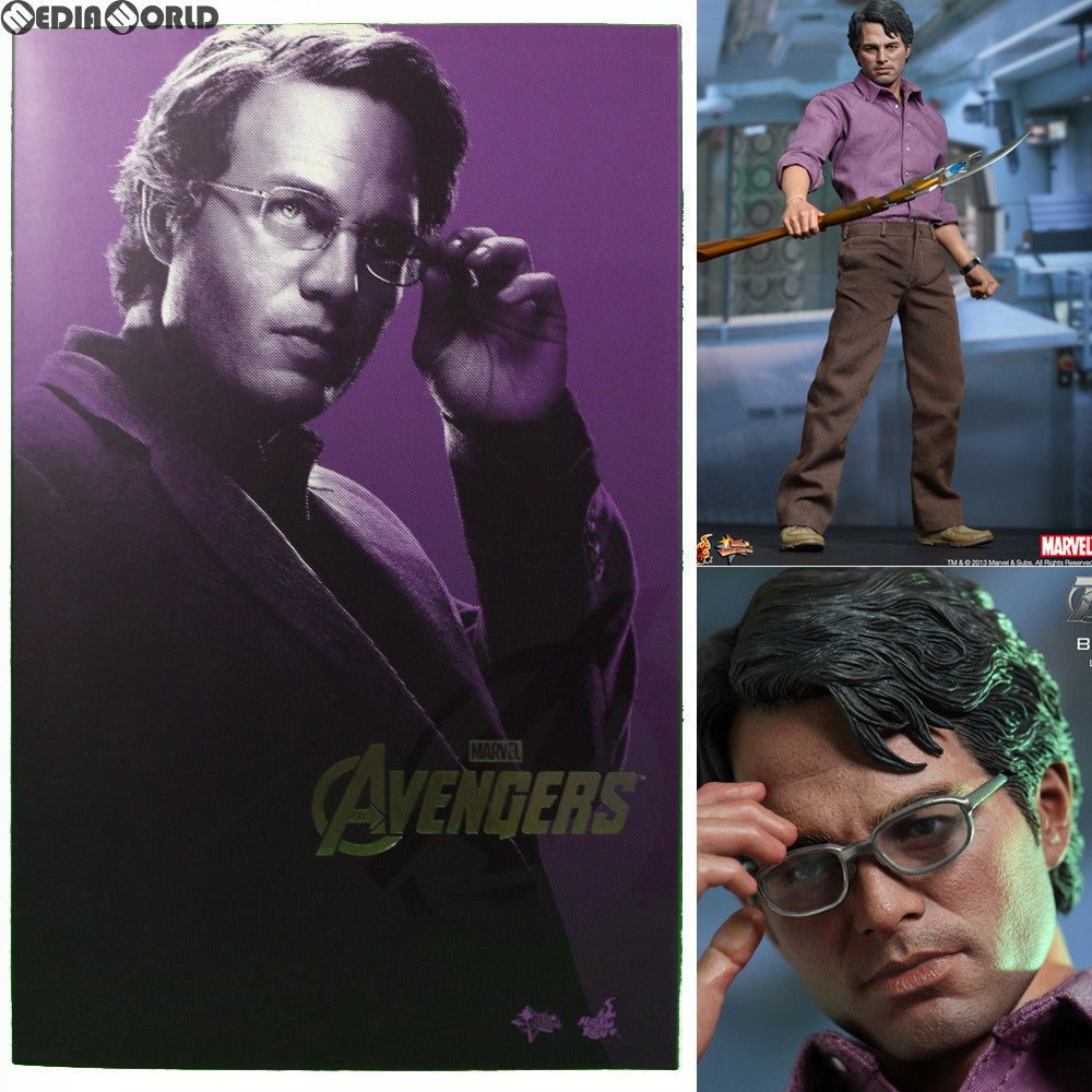 【中古即納】[FIG] ムービー・マスターピース ブルース・バナー アベンジャーズ 1/6 完成品 フィギュア(MM#229) ホットトイズ(20140806)