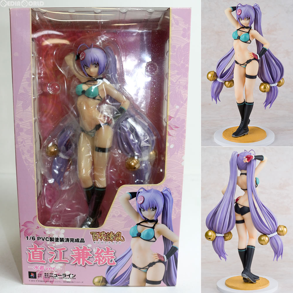 【中古即納】[FIG] 直江兼続-水着ver.- 百花繚乱サムライブライド フィギュア ニューライン(20140629)
