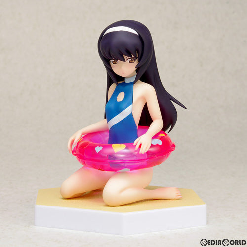【中古即納】[FIG] BEACH QUEENS(ビーチクイーンズ) 冷泉麻子(れいぜいまこ) ガールズ&パンツァー 1/10 完成品 フィギュア(NF-413) ウェーブ(WAVE) (20140731)