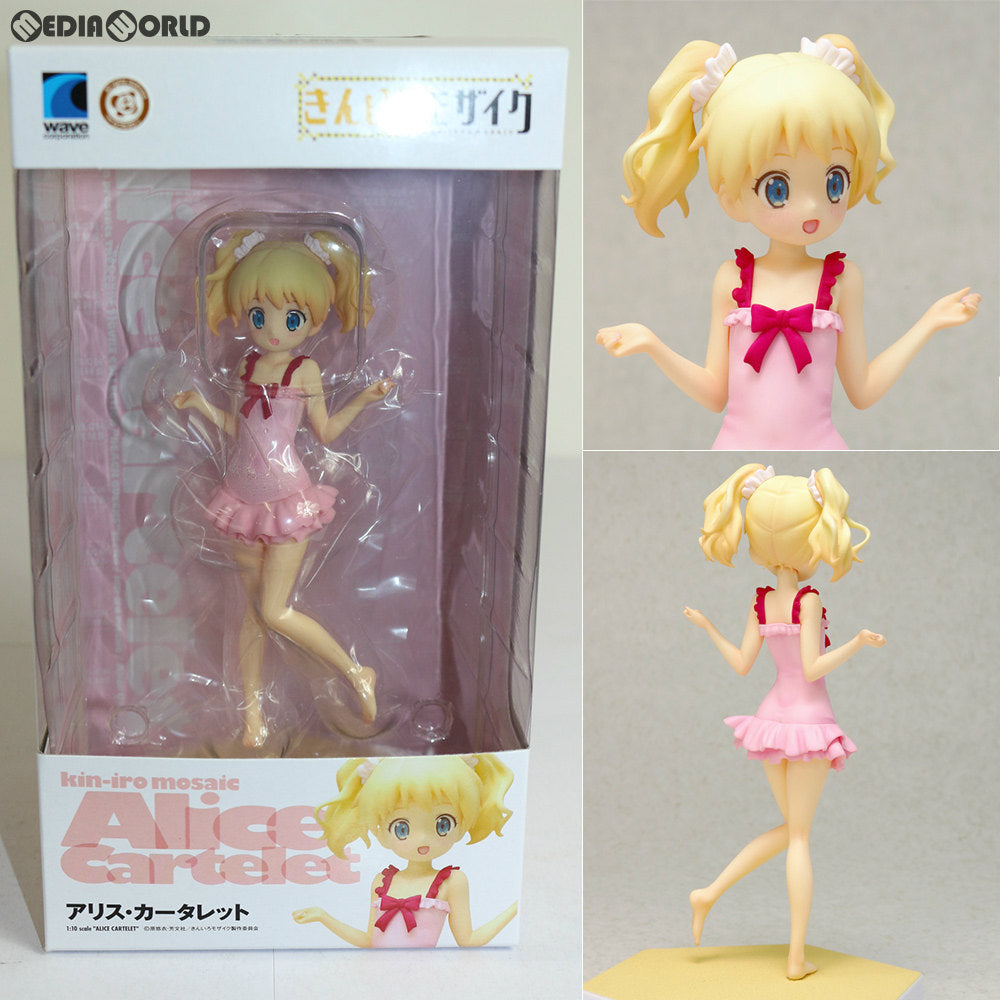 【中古即納】[FIG] BEACH QUEENS(ビーチクイーンズ) アリス・カータレット きんいろモザイク 1/10 完成品 フィギュア ウェーブ(WAVE) (20140823)