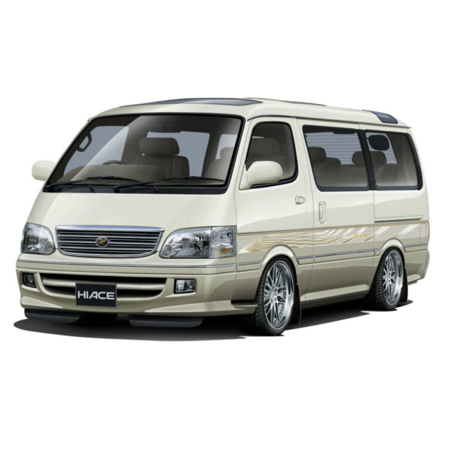 【新品即納】[PTM] 1/24 ザ・ベストカーGT3 100系ハイエーススーパーカスタムLimited プラモデル アオシマ(20140326)