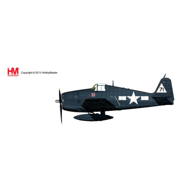 【新品即納】[PTM] HA1116 1/72 F6F-5ヘルキャット USS エンタープライズ ホビーマスター(20140511)