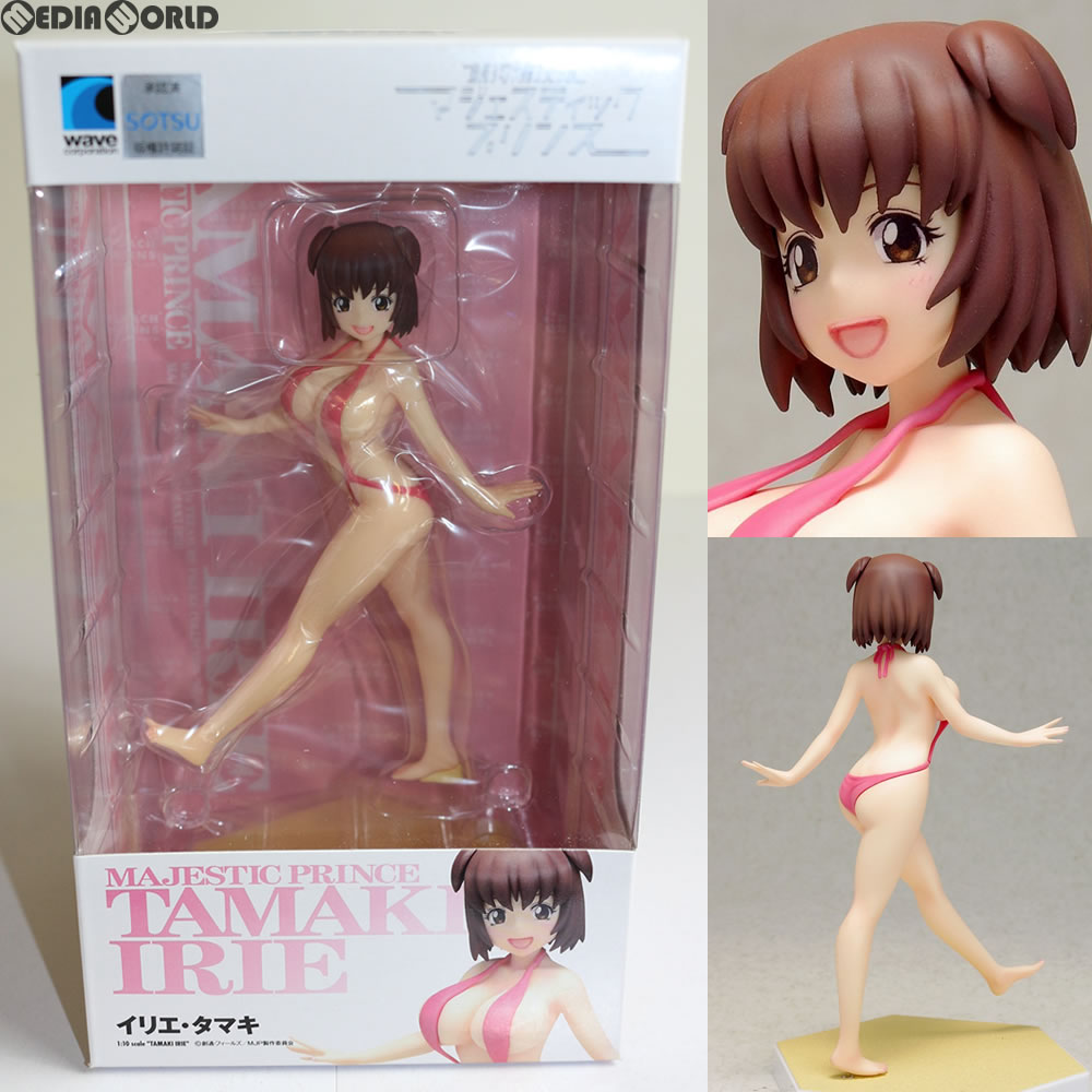 【中古即納】[FIG] BEACH QUEENS(ビーチクイーンズ) イリエ・タマキ 銀河機攻隊マジェスティックプリンス 1/10 完成品 フィギュア ウェーブ(WAVE) (20140919)