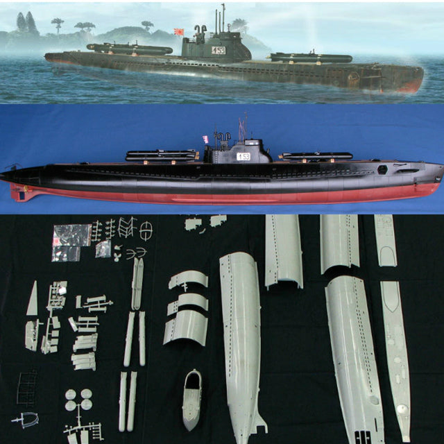 【新品即納】[PTM] LN70818 1/72日本海軍 伊号第53潜水艦 w/人間魚雷 回天 プラモデル リンドバーグ(20140215)